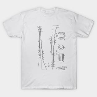 Semi-Automatic Rifle Vintage Patent Hand Drawing T-Shirt